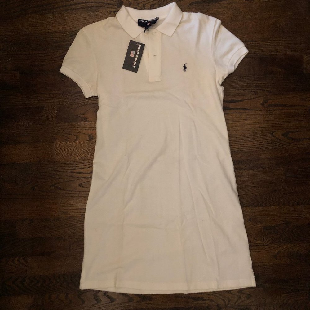 White Ralph Lauren Polo Shirt Dress